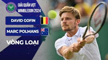 David Goffin vs Marc Polmans - Ngày 1 - Vòng loại Giải Vô địch Wimbledon 2024